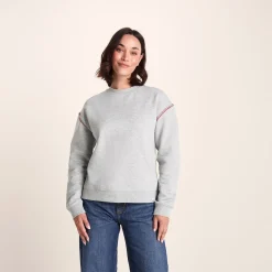 Lillia Womens Supersoft Sweat - Light Grey Marl