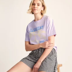 Limon Womens Supersoft Relaxed Fit T-Shirt - Lilac Blossom