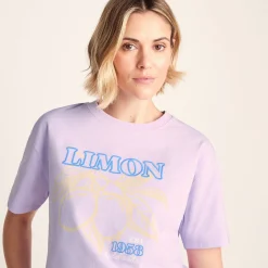 Limon Womens Supersoft Relaxed Fit T-Shirt - Lilac Blossom