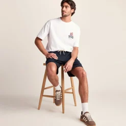 Loredo Mens Cotton Blend Shorts - Dark Indigo