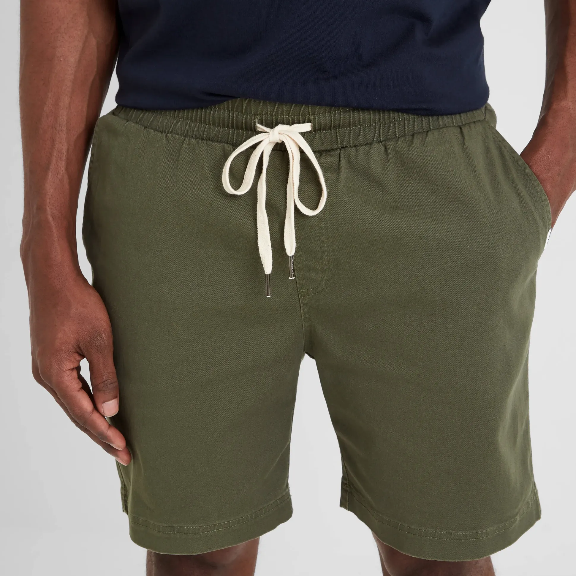 Loredo Mens Cotton Blend Shorts - Forage Green