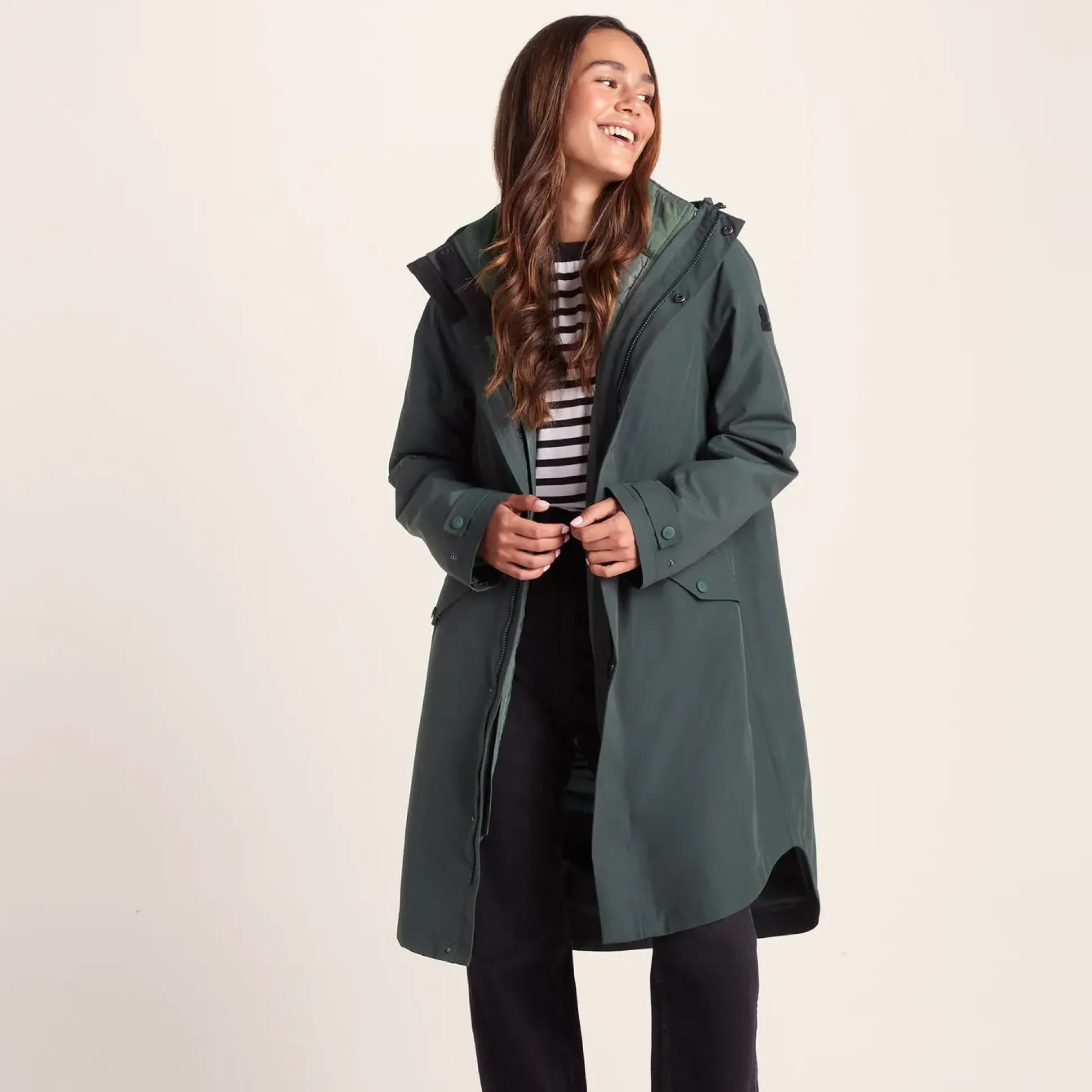 Lyra Womens Waterproof 3in1 Jacket - Racing Green