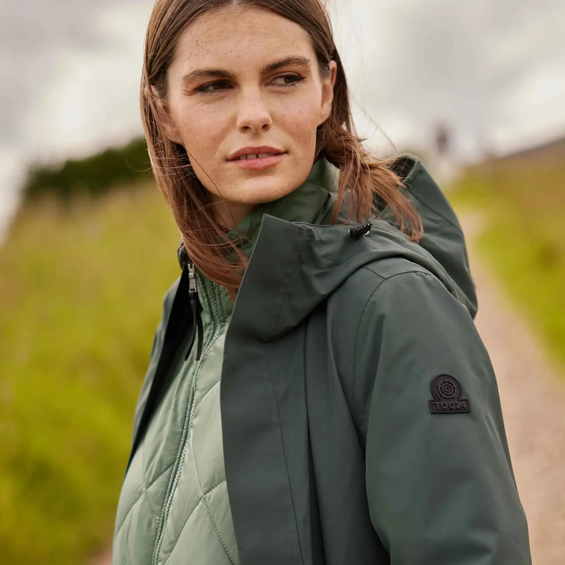 Lyra Womens Waterproof 3in1 Jacket - Racing Green