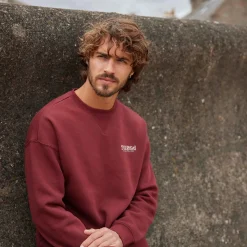 Lytham Mens Supersoft Sweat - Port