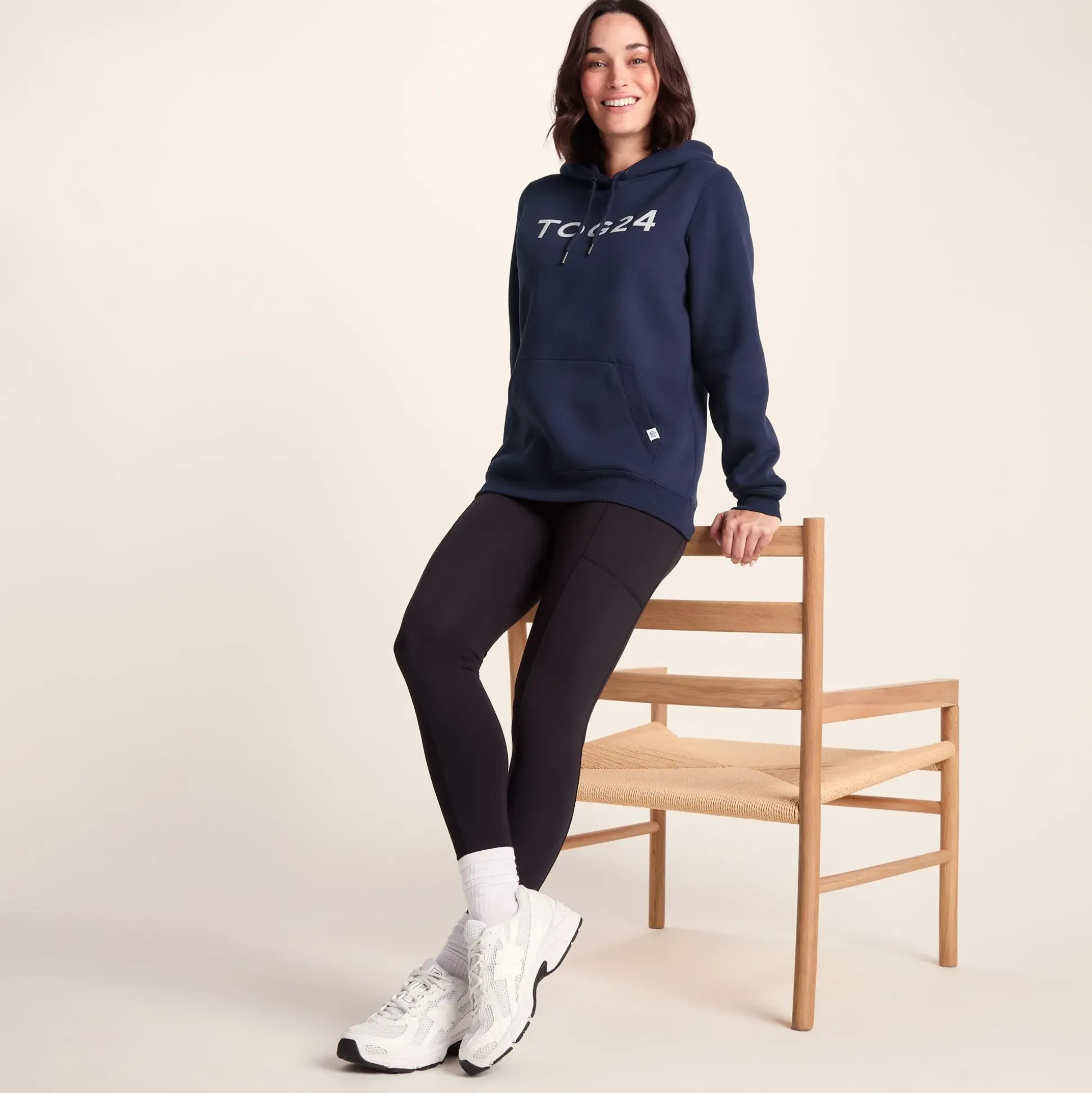 Magdalen Womens Supersoft Overhead Hoody - Oxford Blue