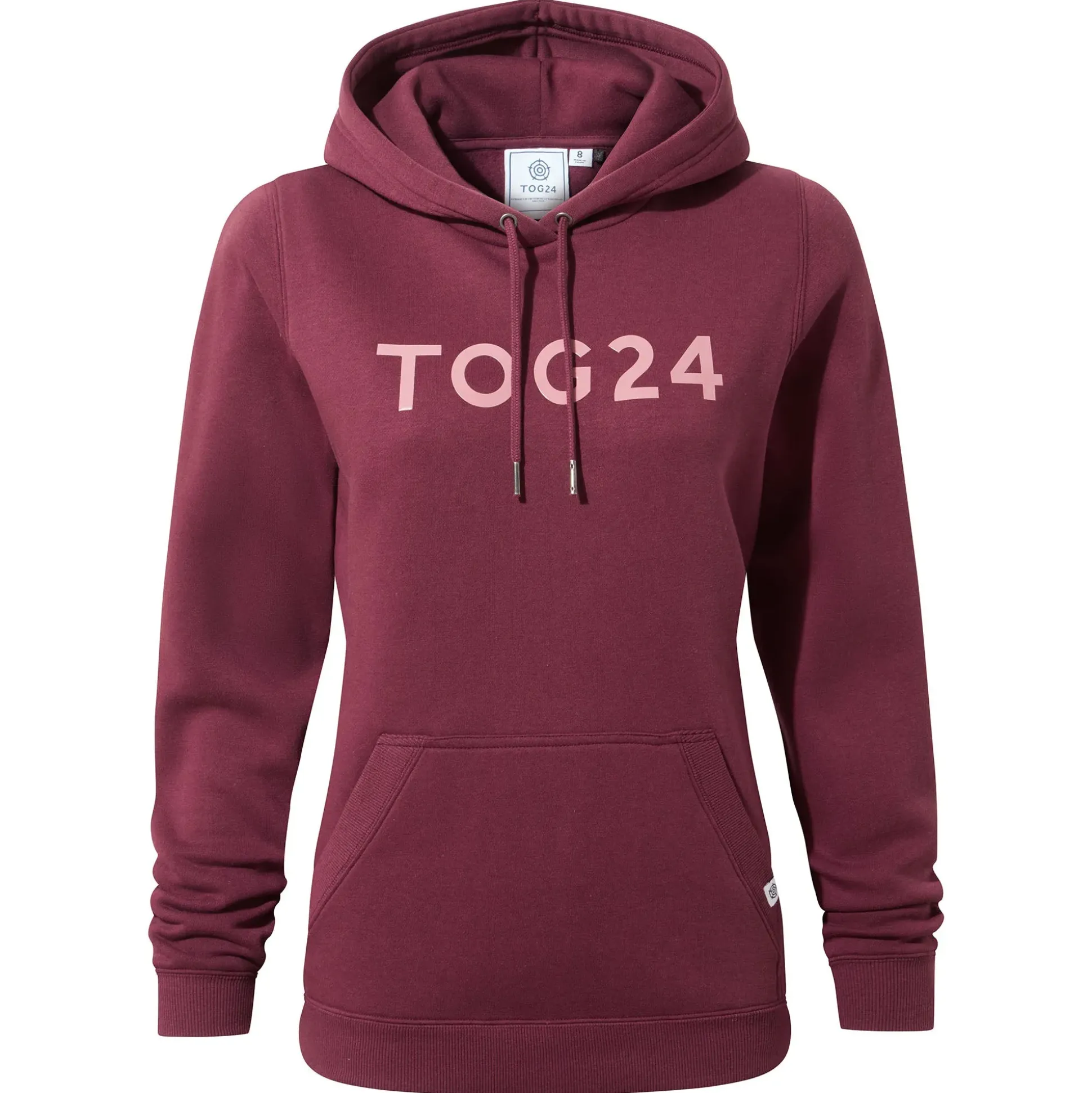 Magdalen Womens Supersoft Overhead Hoody - Burgundy