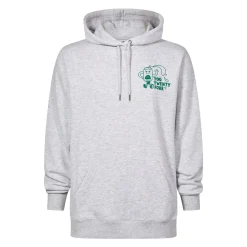 Malley Mens Relaxed Fit Supersoft Hattie Clark Hoody - Light Grey Marl