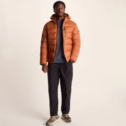 Maloney Mens Wind Resistant Insulated Jacket - Mahogany Orange
