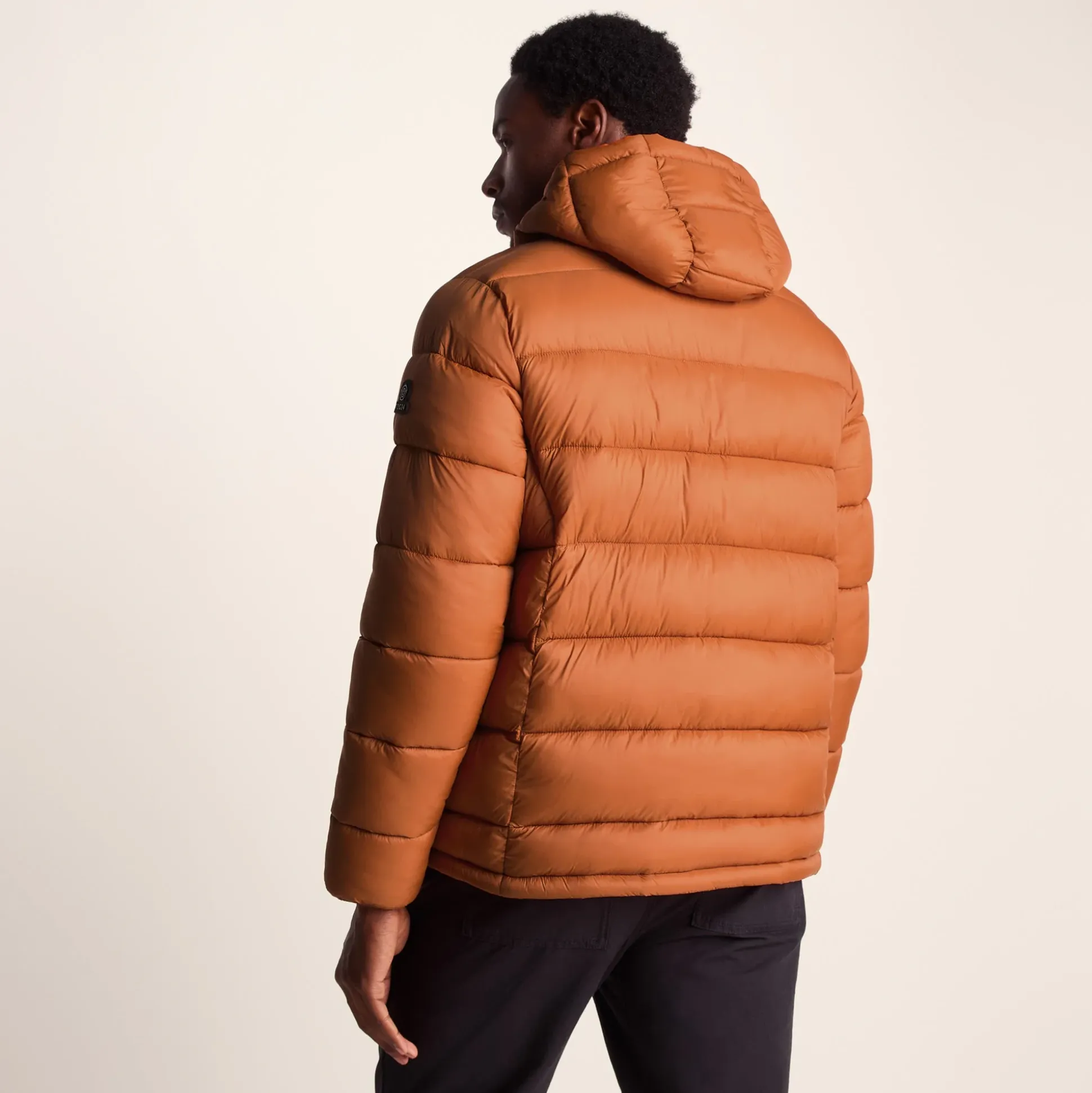 Maloney Mens Wind Resistant Insulated Jacket - Mahogany Orange