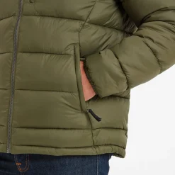 Maloney Mens Wind Resistant Insulated Jacket - Khaki