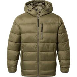 Maloney Mens Wind Resistant Insulated Jacket - Khaki