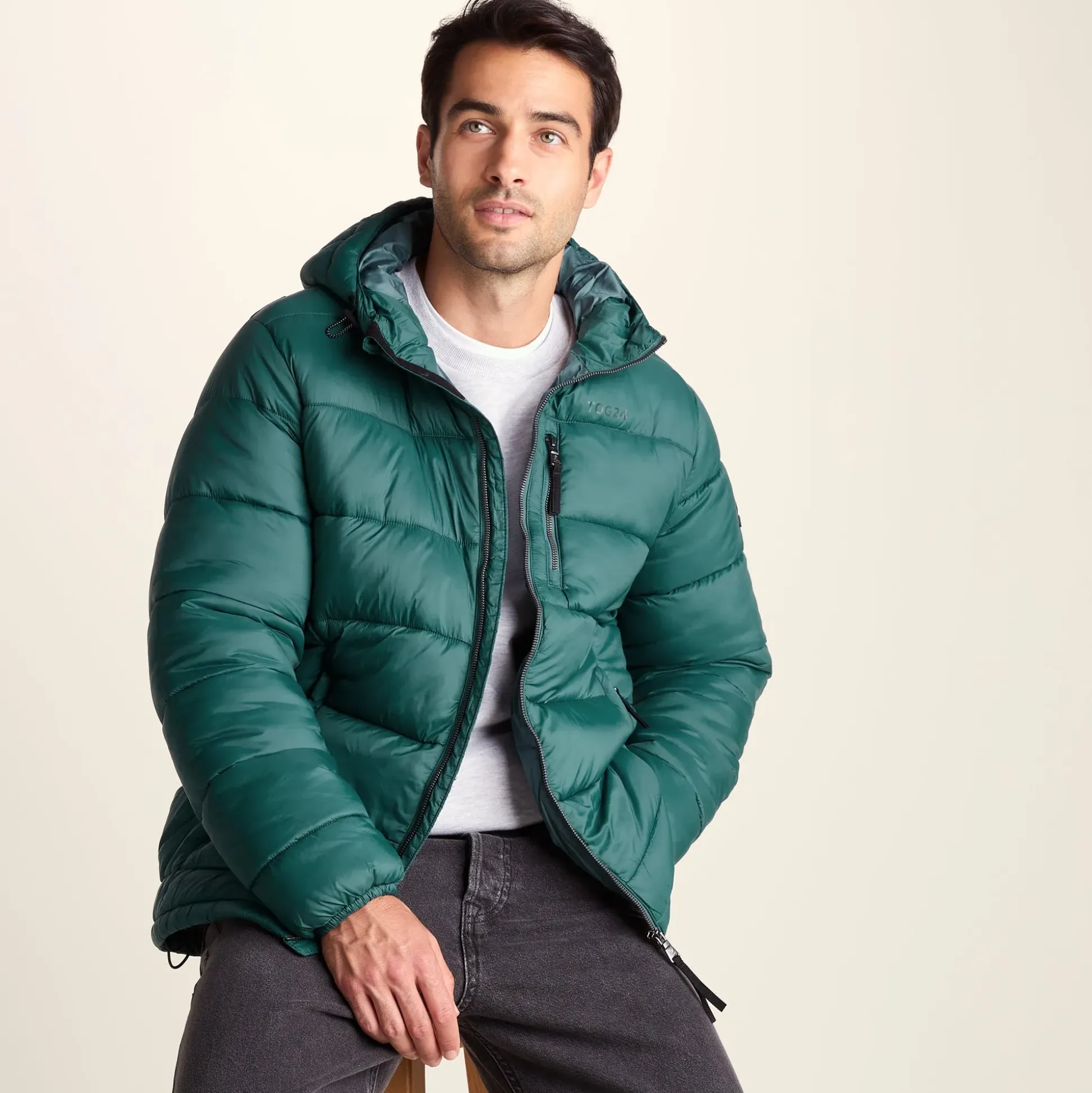 Maloney Mens Wind Resistant Insulated Jacket - Dark Turquoise