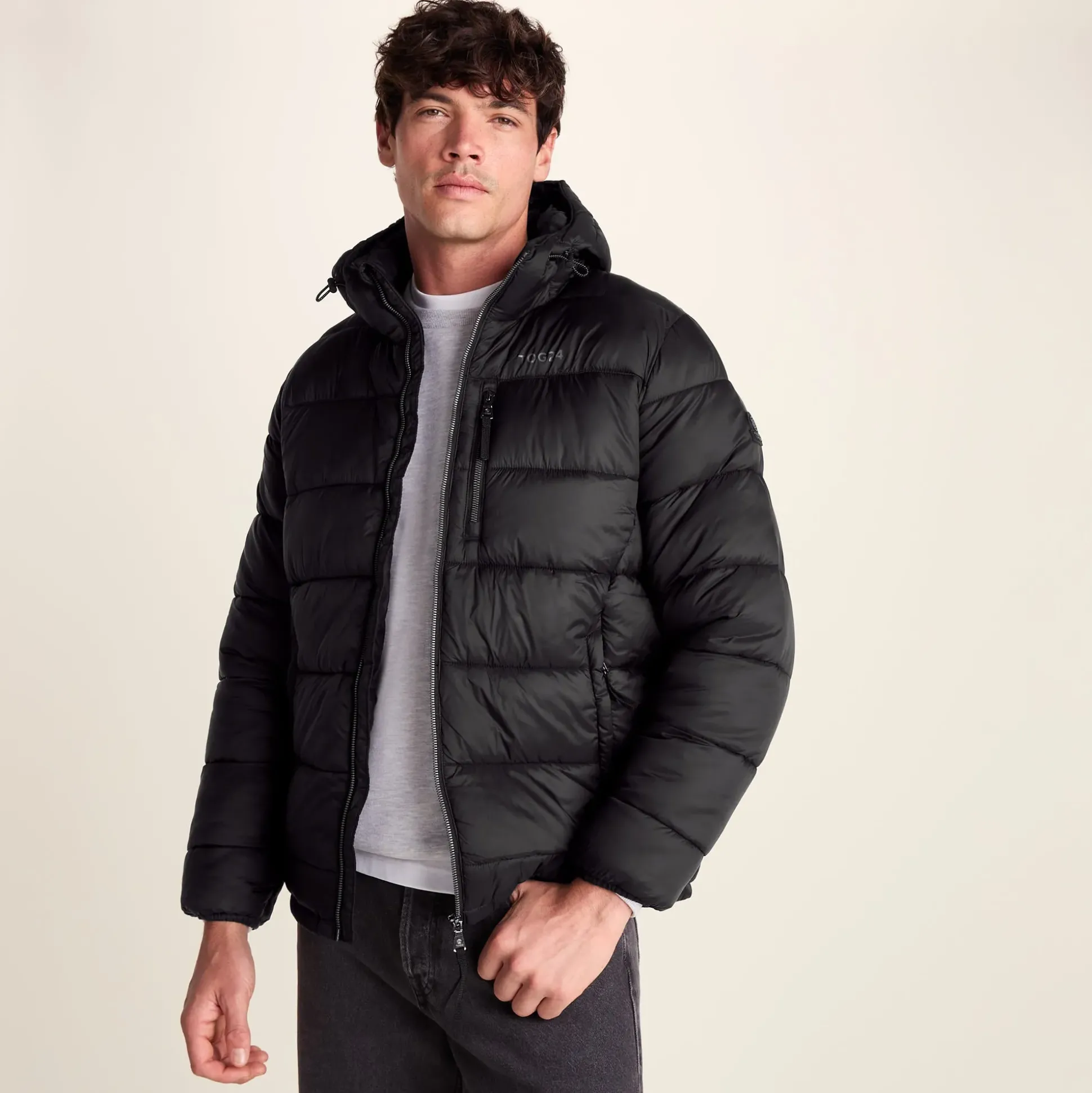 Maloney Mens Wind Resistant Insulated Jacket - Black