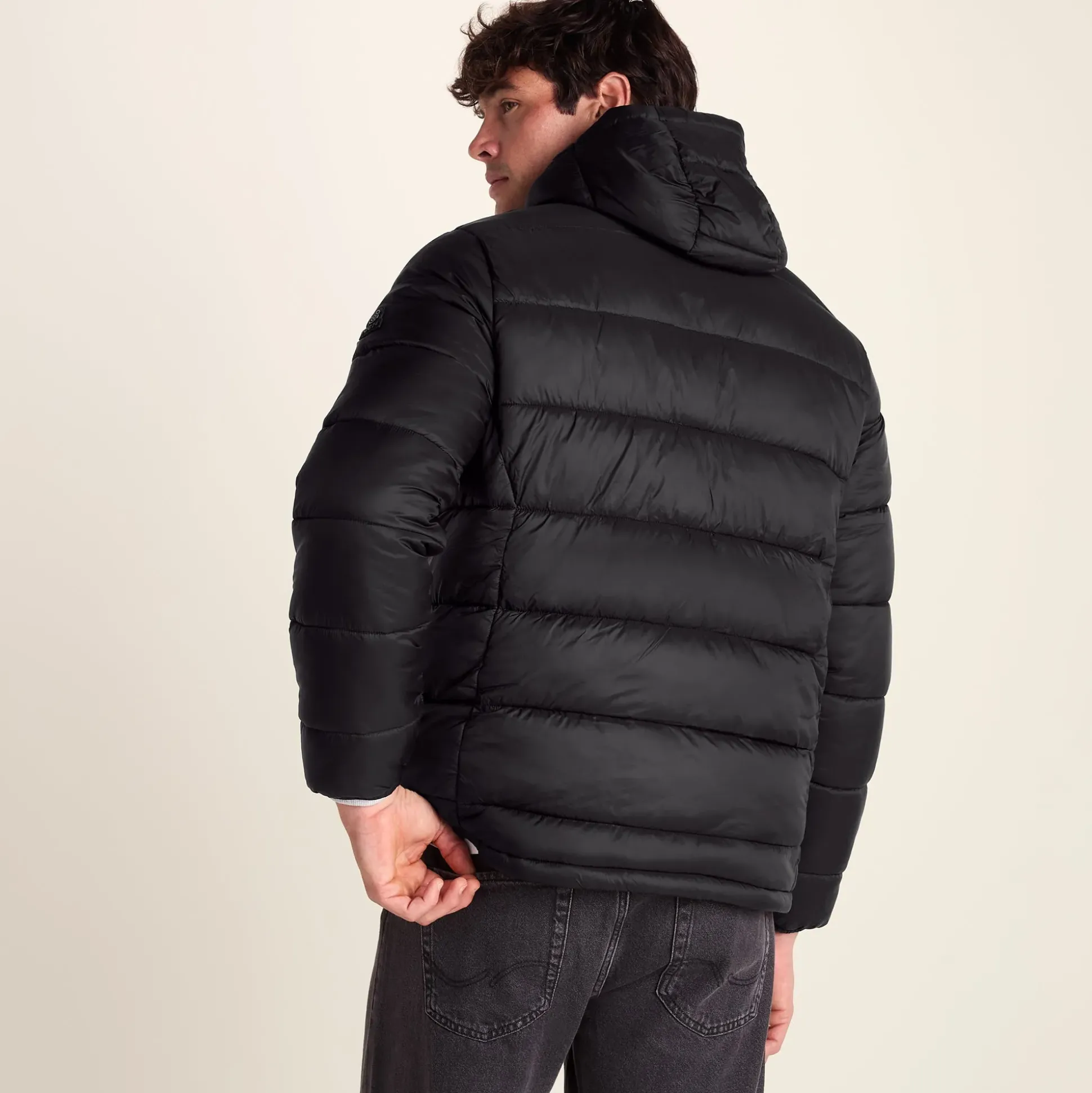 Maloney Mens Wind Resistant Insulated Jacket - Black