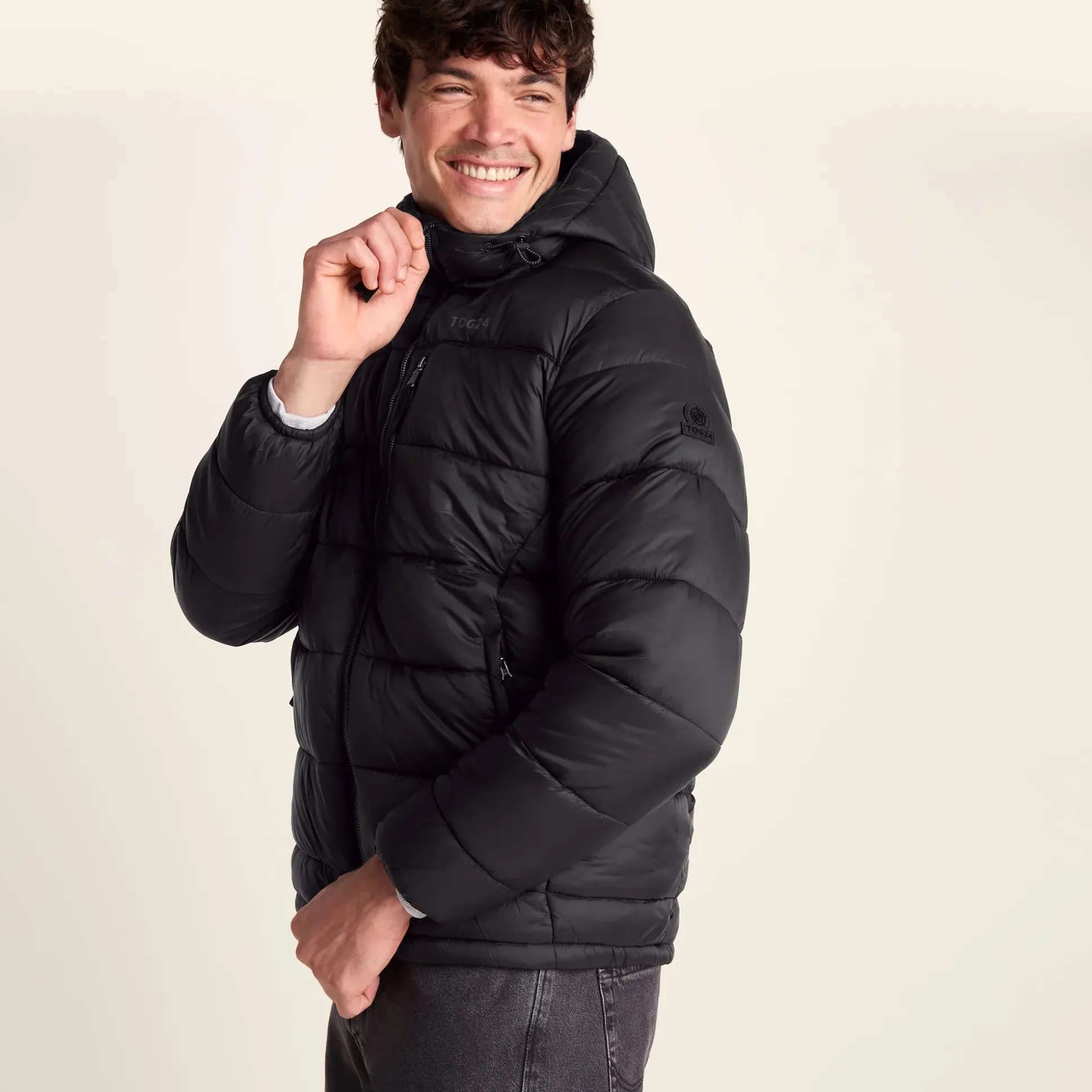 Maloney Mens Wind Resistant Insulated Jacket - Black