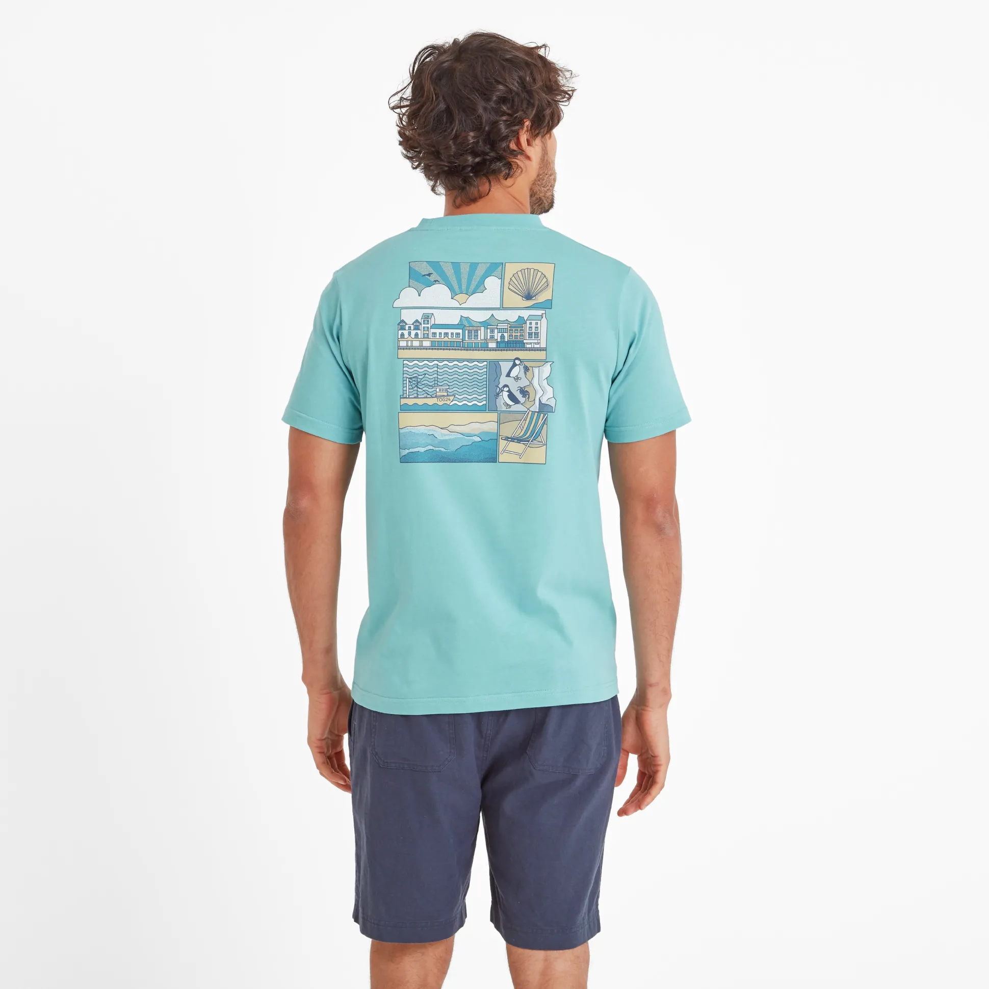 Mandar Mens T-Shirt - Light Sky