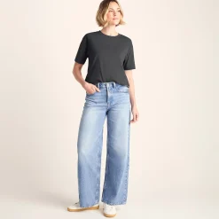 Margot Womens Supersoft Premium Relaxed Fit T-Shirt - Deep Slate