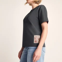 Margot Womens Supersoft Premium Relaxed Fit T-Shirt - Deep Slate