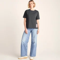 Margot Womens Supersoft Premium Relaxed Fit T-Shirt - Deep Slate