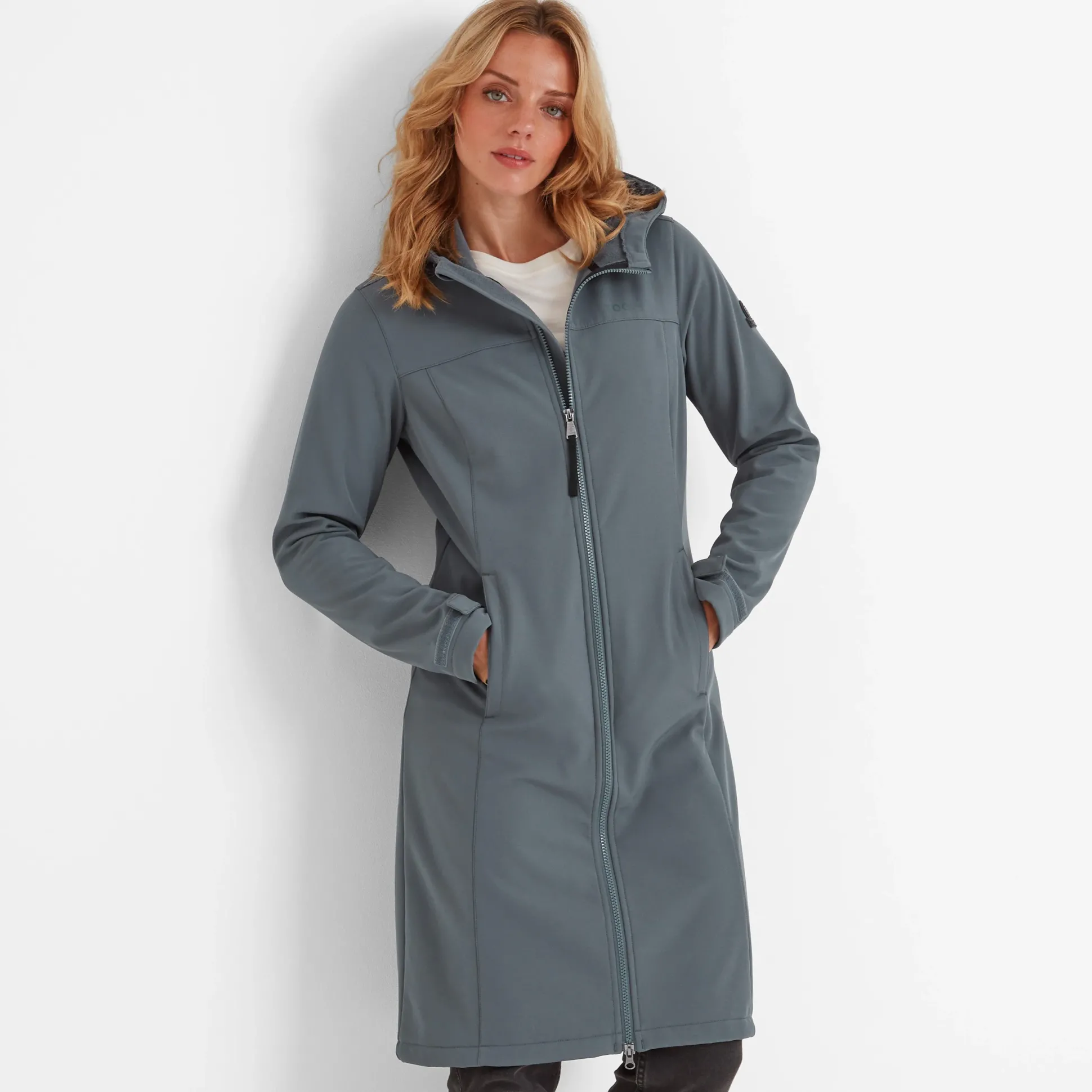 Marina Womens Long Water Resistant Softshell Jacket - Graphite