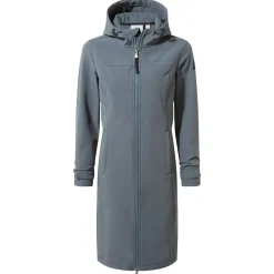 Marina Womens Long Water Resistant Softshell Jacket - Graphite