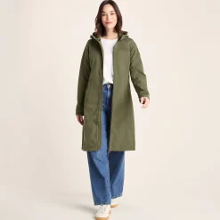 Marina Womens Long Water Resistant Softshell Jacket - Khaki