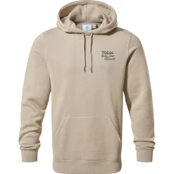 Marsden Mens Supersoft Knit Look Fleece Hoody - Hazelnut
