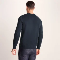 Mellor Mens Supersoft Cotton Rich Sweat - Dark Indigo