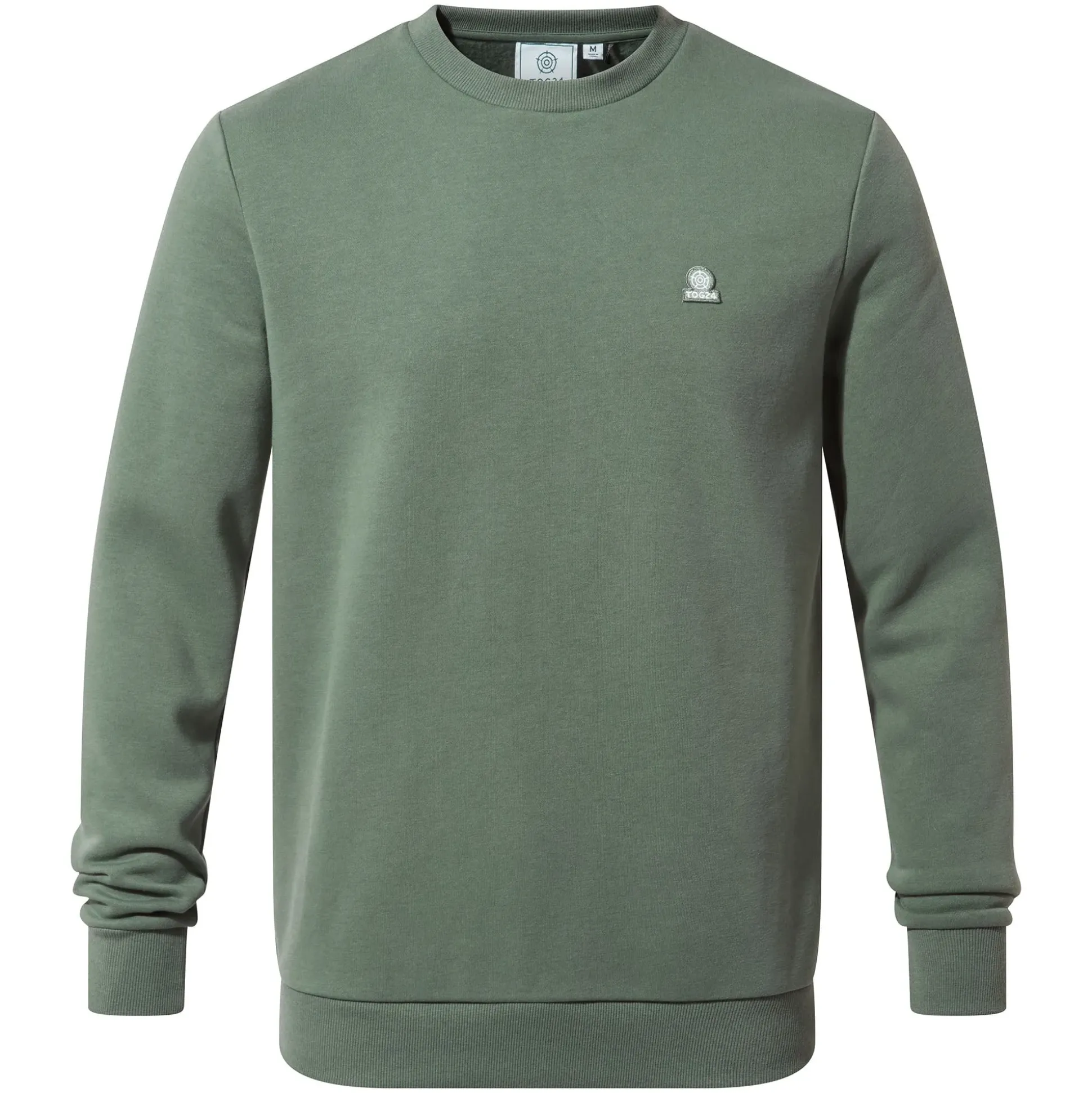 Mellor Mens Supersoft Cotton Rich Sweat - Light Forest