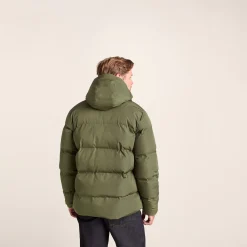 Menka Mens Shower Resistant Insulated Jacket - Khaki