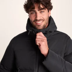 Menka Mens Shower Resistant Insulated Jacket - Black