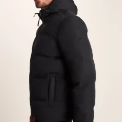 Menka Mens Shower Resistant Insulated Jacket - Black