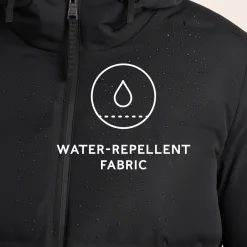 Menka Mens Shower Resistant Insulated Jacket - Black