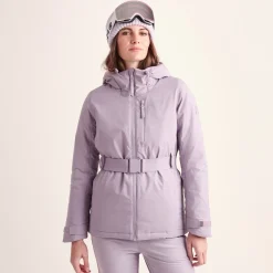 Meribel Womens Performance Waterproof Ski Jacket - Lavender Grey