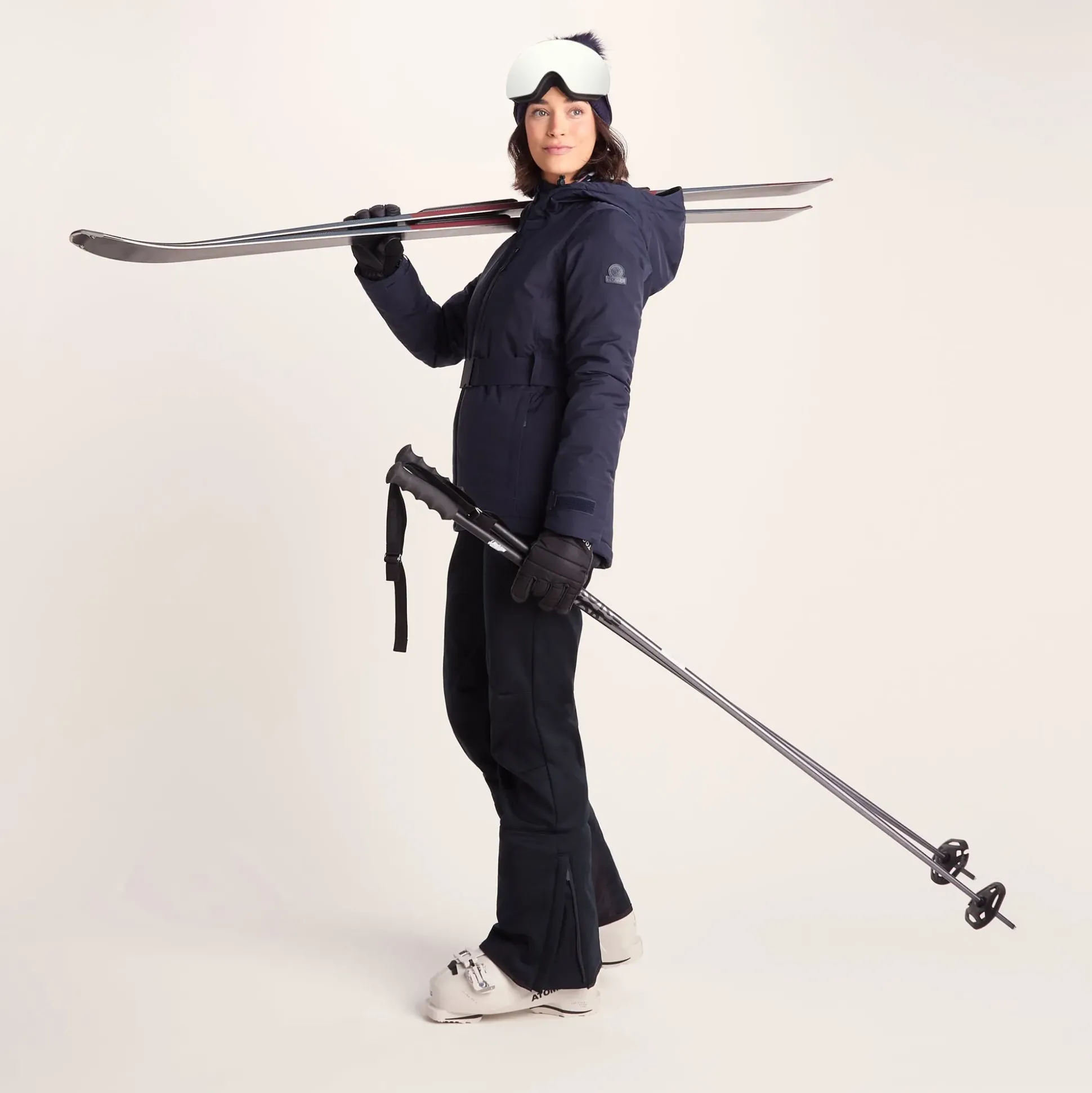Meribel Womens Performance Waterproof Ski Jacket - Oxford Blue