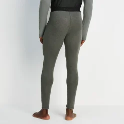 Meru Mens Cashmere Touch Base Layer Leggings - Dark Grey Marl