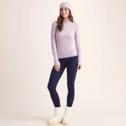 Meru Womens Cashmere Touch Base Layer Leggings - Oxford Blue