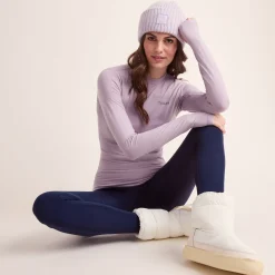 Meru Womens Cashmere Touch Base Layer Leggings - Oxford Blue