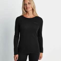 Meru Womens Cashmere Touch Base Layer Set - Black
