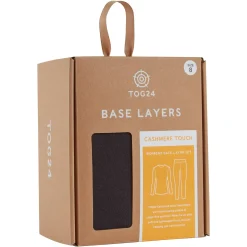 Meru Womens Cashmere Touch Base Layer Set - Black