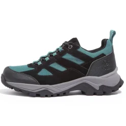 Mesa Womens Low Walking Shoe - Black/Teal