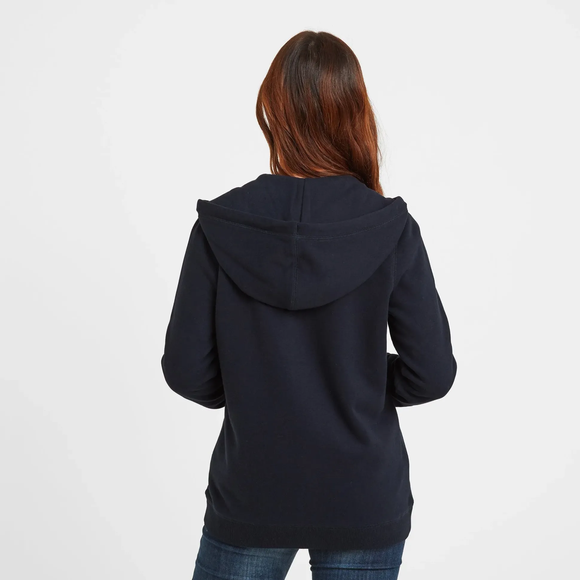 Mia Womens Supersoft Zip Hoody - Dark Indigo