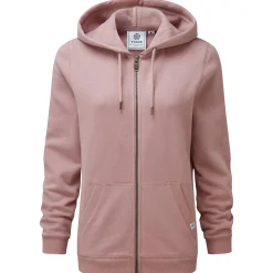 Mia Womens Supersoft Zip Hoody - Faded Pink