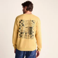 Miller Mens Relaxed Fit Supersoft Hattie Clark Sweat - Pale Amber