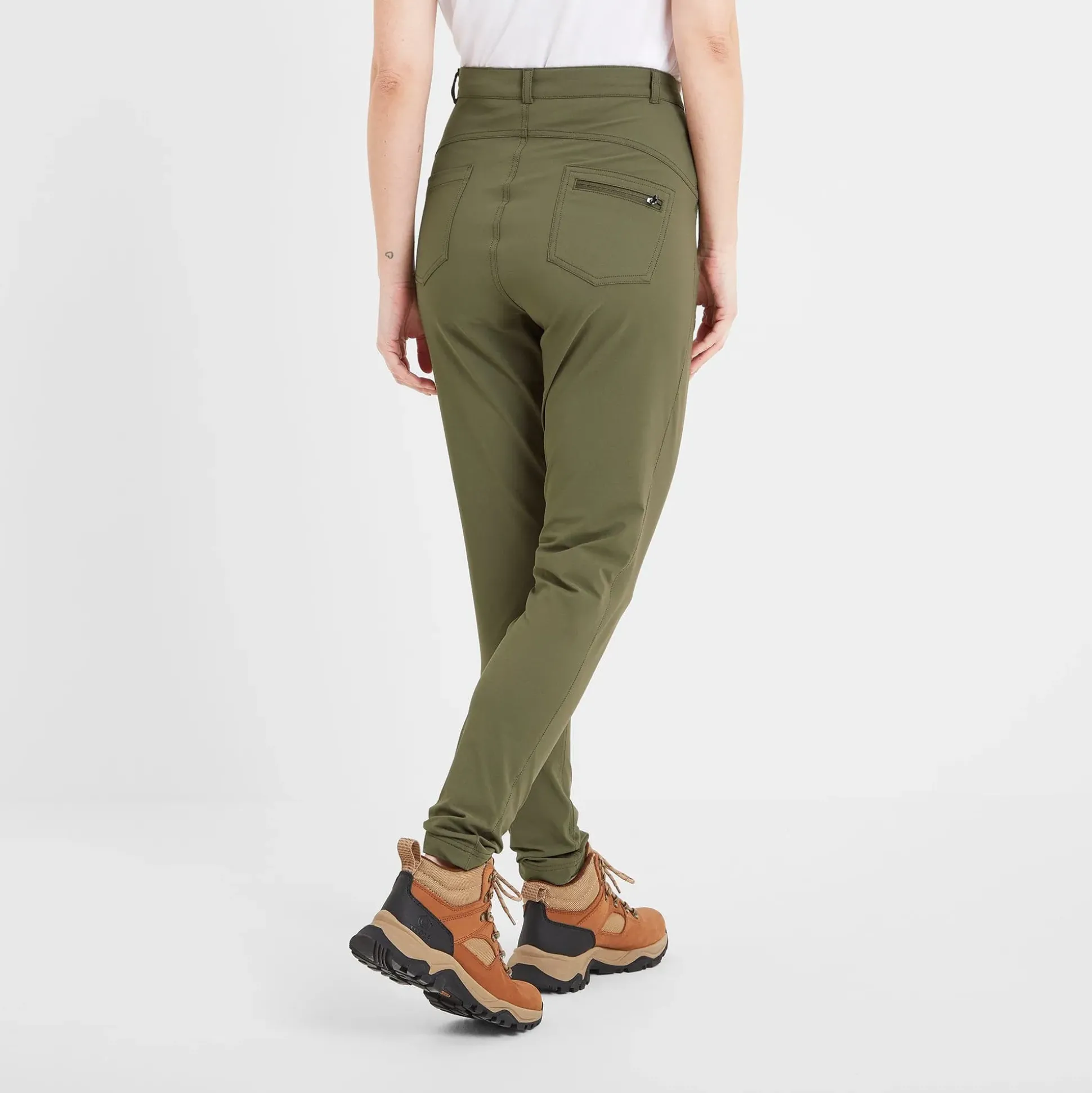 Milton Womens Water Resistant Slim Trouser Regular - Khaki