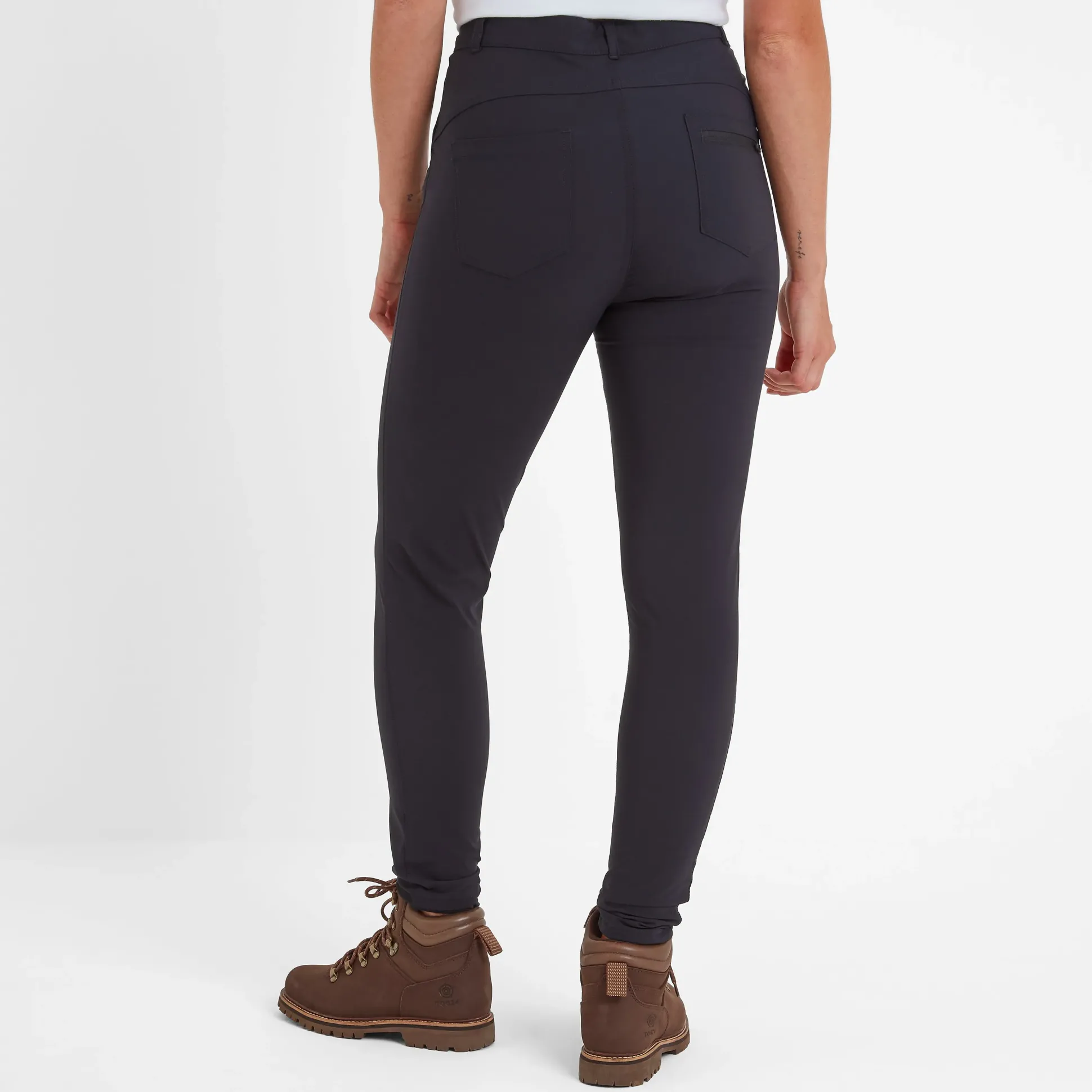 Milton Womens Water Resistant Slim Trouser Short - Black