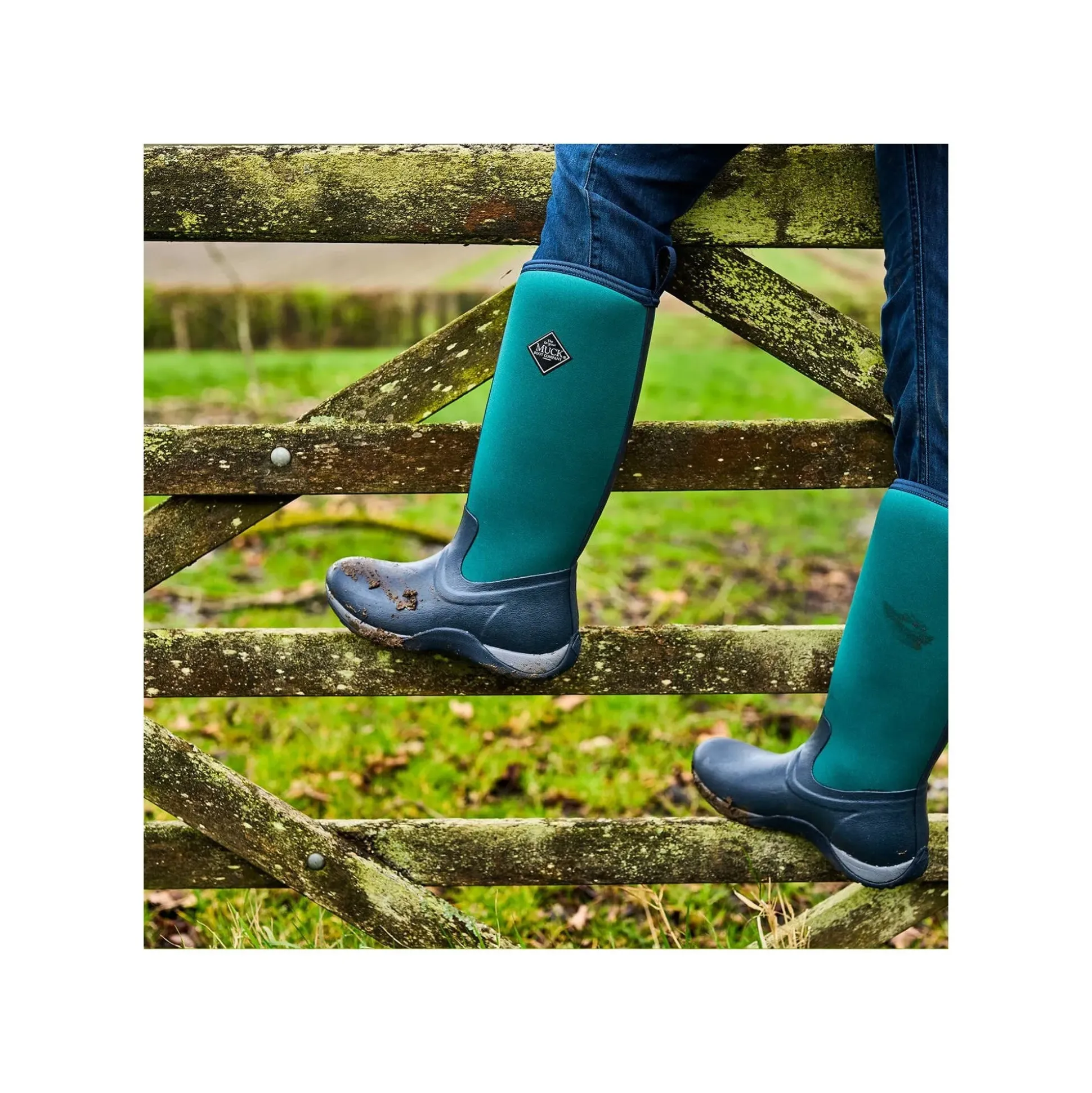 Muck Boots Arctic Adventure Womens Wellington - Navy/Spruce