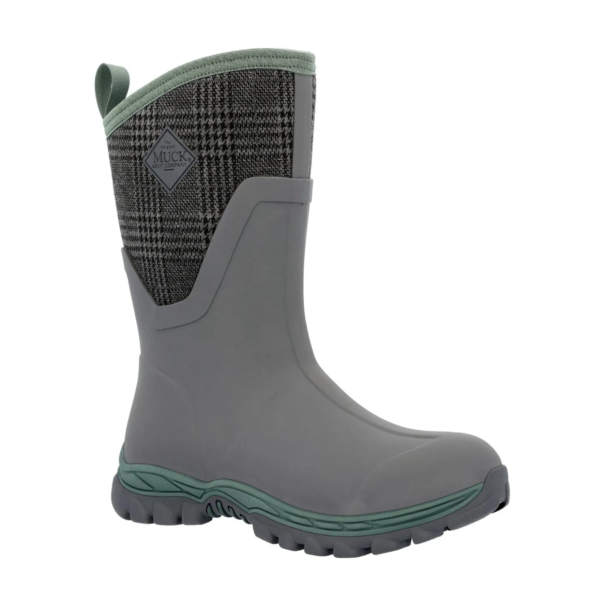 Muck Boots Arctic Sport II Womens Mid Boot - Grey/Plaid