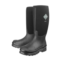 Muck Boots Chore Classic Hi Patterned Unisex Wellington - Black