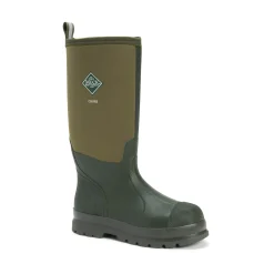 Muck Boots Chore Classic Hi Patterned Unisex Wellington - Moss